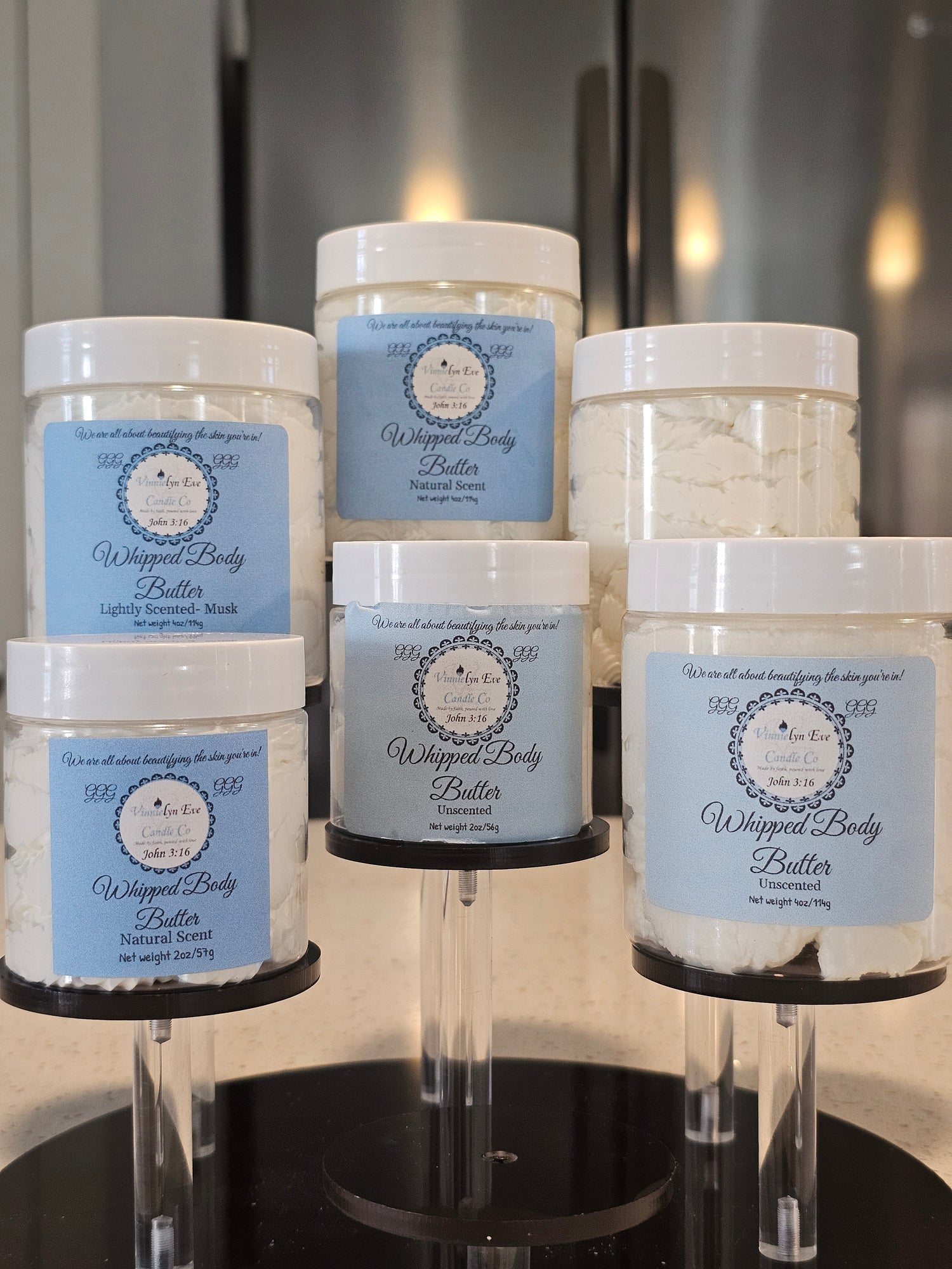 All Natural Whipped Body Butters