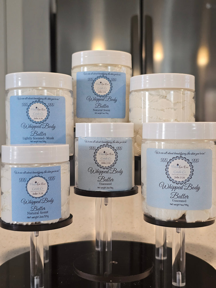 All Natural Whipped Body Butters
